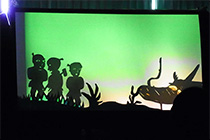 見沼たんぼの民話影絵