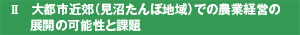 大都市近郊（見沼たんぼ地域）での農業経営の展開の可能性と課題